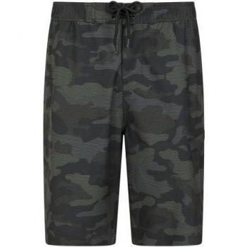 Bañador corto verde camuflaje para hombre