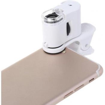 Telekompass Mini-Mikroskop 60× Fotolupen-Clip HD 9595W