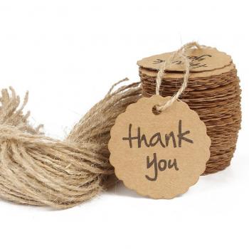 Jute Yarn Cardboard Tags