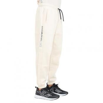 EA7 Herren Sweatpants Weiß aus Baumwolle