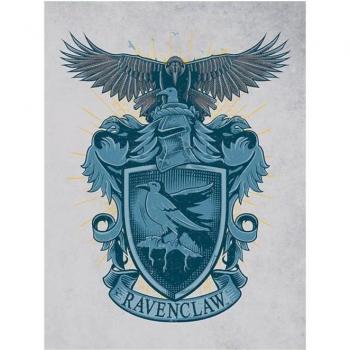 Affichage mural Harry Potter Ravenclaw en toile bleue