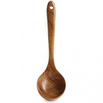 Natural Acacia Wooden Soup Spoon