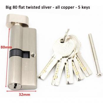 Door Lock Cylinder 70mm with 5 Keys