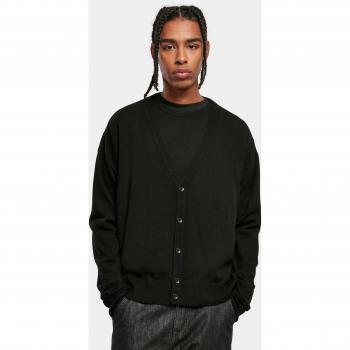 Urban Classics Herren Cardigan Schwarz Oversized