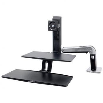 Ergotron WorkFit A de 61 cm, color negro
