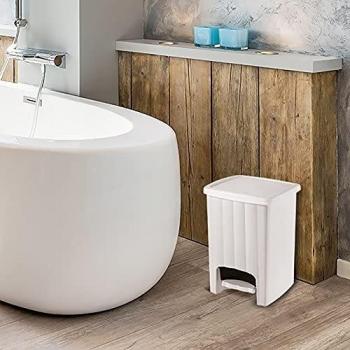 Pattumiera a Pedale 'Margherita' 20 Lt Colore Bianco