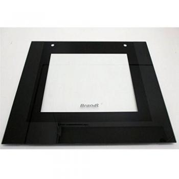 Glace extérieure noire – four Brandt 74X2422