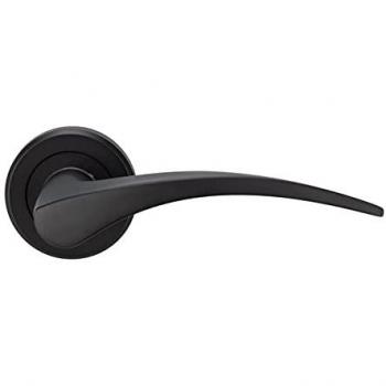 Olivier Rose Style Door Knob, Matte Black – Dual Pair