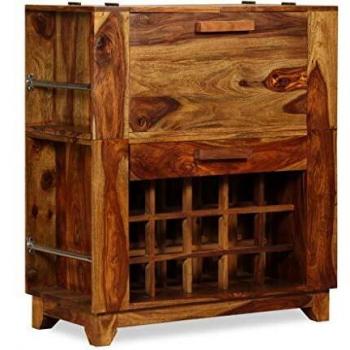 VidaXL Bar in Legno Massello 85x40x95 cm