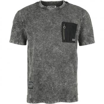 Camiseta de hombre de Marvel de Disney, logo prominente, tallas S a XXL, gris claro oscuro