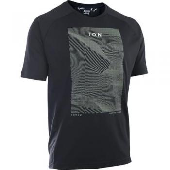 ION Lightweight Bike Jersey Herren Schwarz L