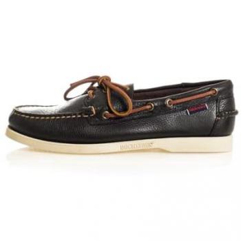 Mocassini Sebago in pelle martellata