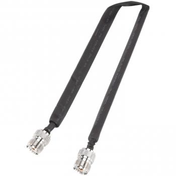 Câble d’extension RF coaxial plat SO239 UHF femelle vers femelle 50 Ω