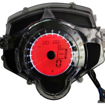 Pantalla LCD 7 colores con tacómetro para motos Yamaha LC135