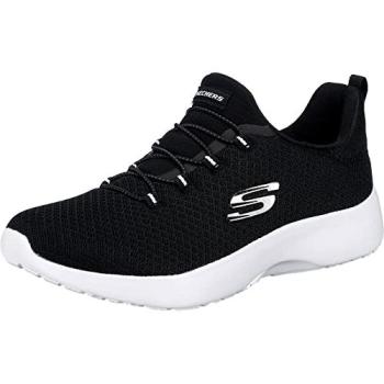 Slip‑On Dynamight Skechers em Preto e Branco – 36