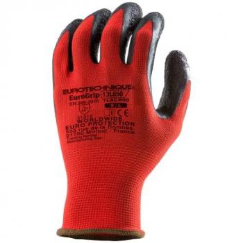 Gants de Manutention EUROLITE 13L850 Rouge Gris (Pack de 10)