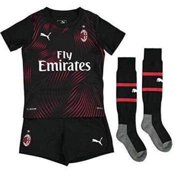 AC Milan Junior 2019/20 Puma Mini Third Football Jersey, Black – 3-4 Years