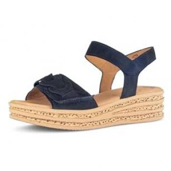 Gabor Keilsandalette für Damen, blau, Gr. 41