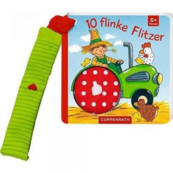Coppenrath Mein Filz-Fühlbuch für den Buggy: 10 flinke Flitzer (Fühlen&begreifen)