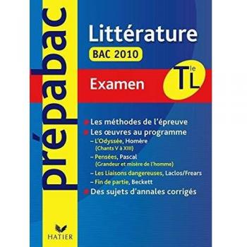 Prépabac Examen Littérature Tle L Bac 2010