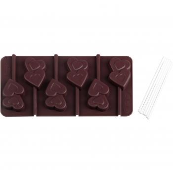 Dr. Oetker Lolli-Herzen Silikonform 2er Set