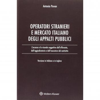Operatori Stranieri E Mercato Italiano Degli Appalti Pubblici