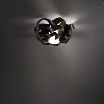 Plafoniera Cloud Nero 2 Luci D75 cm h36 cm