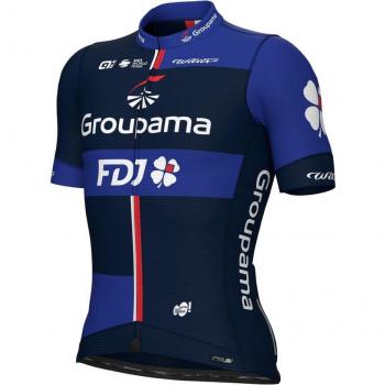 Tenue de compétition Groupama‑FDJ PR‑System 2024, bleu, manches courtes, L