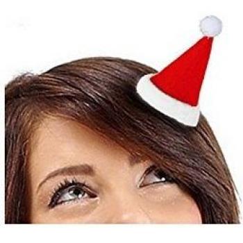 Chapeau de Noël à barrettes