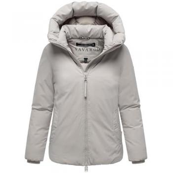 Navahoo Fluffy Winterjacke für Damen, Blütenlicht 14 XXL – Beige
