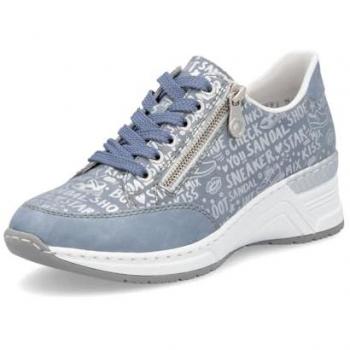 Rieker Sneakers Low Blue Dove Silver