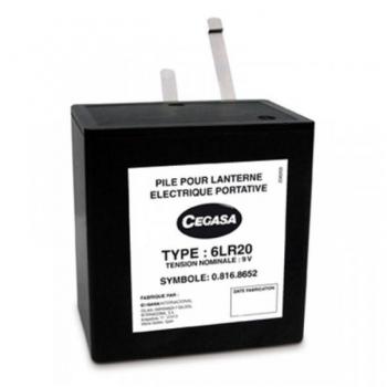 Lanterna Elettrica 9V Batteria 6LR20 Inclusa