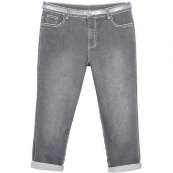 Pantalon Corsaire Gris Denim