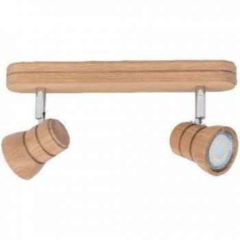 Lampada a Soffitto Vel Marrone EPIKASA Legno 30x9x15 cm