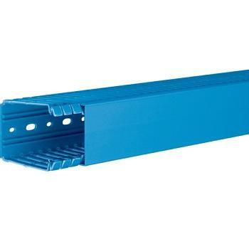 Goulotte Hager BA7 80mm profondeur 60mm couleur bleue