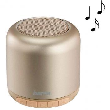 Hama Bluetooth Musikbox Gold 3W mit Mikrofon und Freisprechfunktion