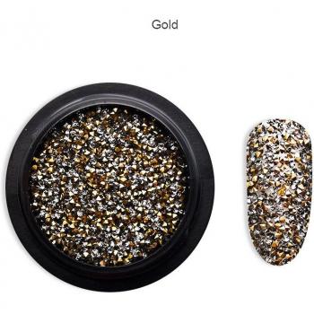6 Colors 1.1mm Crystal Glass Rhinestones for Nails