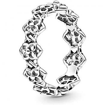 Anillo Estilo Pandora Pétalos de Rosa