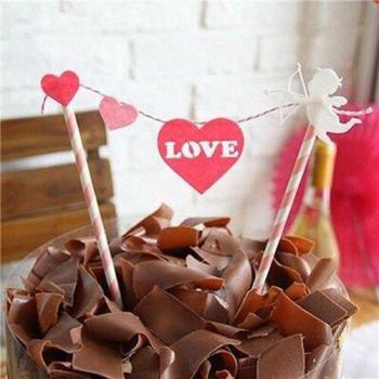 Colorful Cake Flags for Kids' Birthday Celebrations