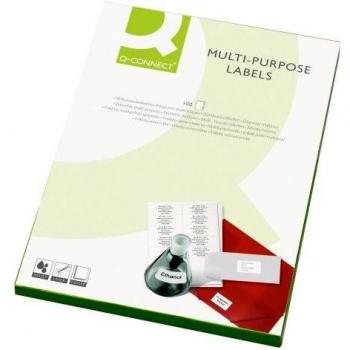 Q-Connect Full Face CD Label Pack of 50 Sheets KF05608