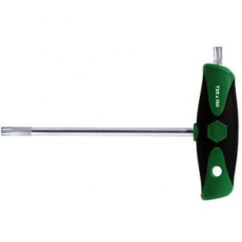 Wiha Stiftschlüssel mit Quergriff ComfortGrip TORX® mattverchromt T25 x 150 mm
