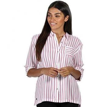 Chemise Manches Longues Meera Violet Poche Poitrine Femme XS