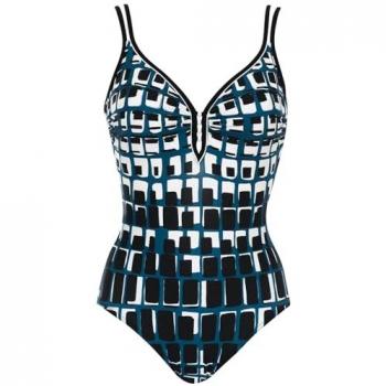 Sunflair Damen Badeanzug Schwarz 44C – Softcup‑Vollfütterung – 22007