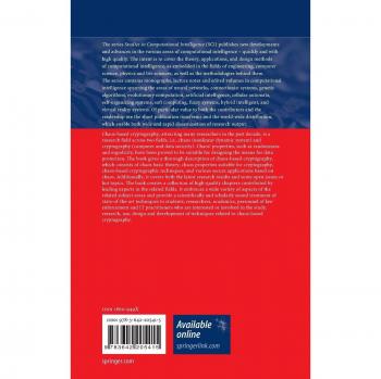 Chaos-based Cryptography: Theory, Algorithms and Applications
