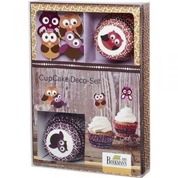 Cupcake-Backset Eulen von Birkmann
