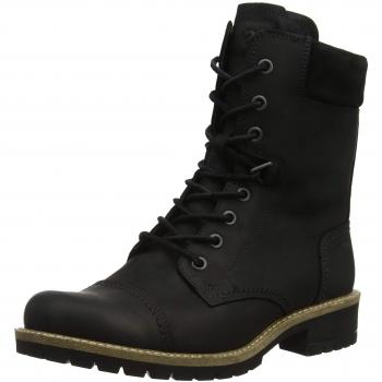 ECCO Damen Elaine Cowboystiefel, Schwarz, 37 EU