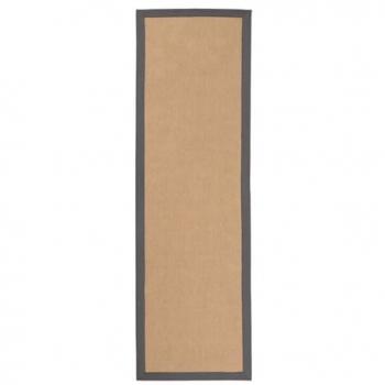 Carpetfine Grey/Brown Sisal Runner 75 x 300cm
