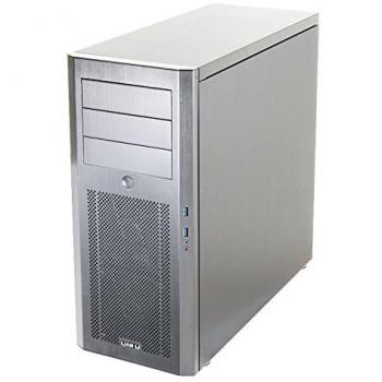 Kompaktes Lian Li 10NA Midi Tower in Silber