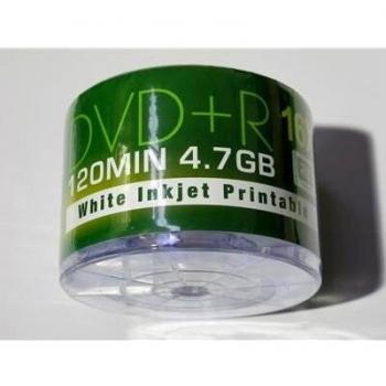 AONE 4.7GB DVD+R 16X 50-Pack Full Printable Discs