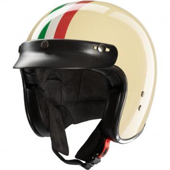 Italia Redbike RB‑802 Casco Jet M Bianco Rosso Verde